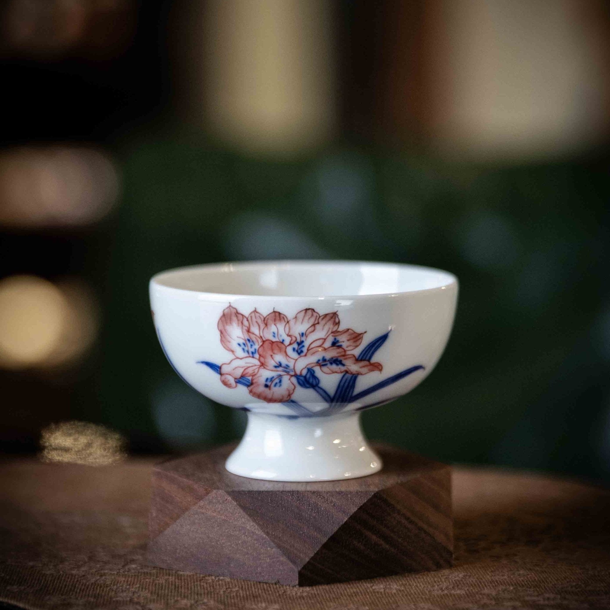 Bai He Hua 75cc - Jing De Zhen Porcelain Teacup - zycs_China