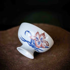 Bai He Hua 75cc - Jing De Zhen Porcelain Teacup - zycs_China