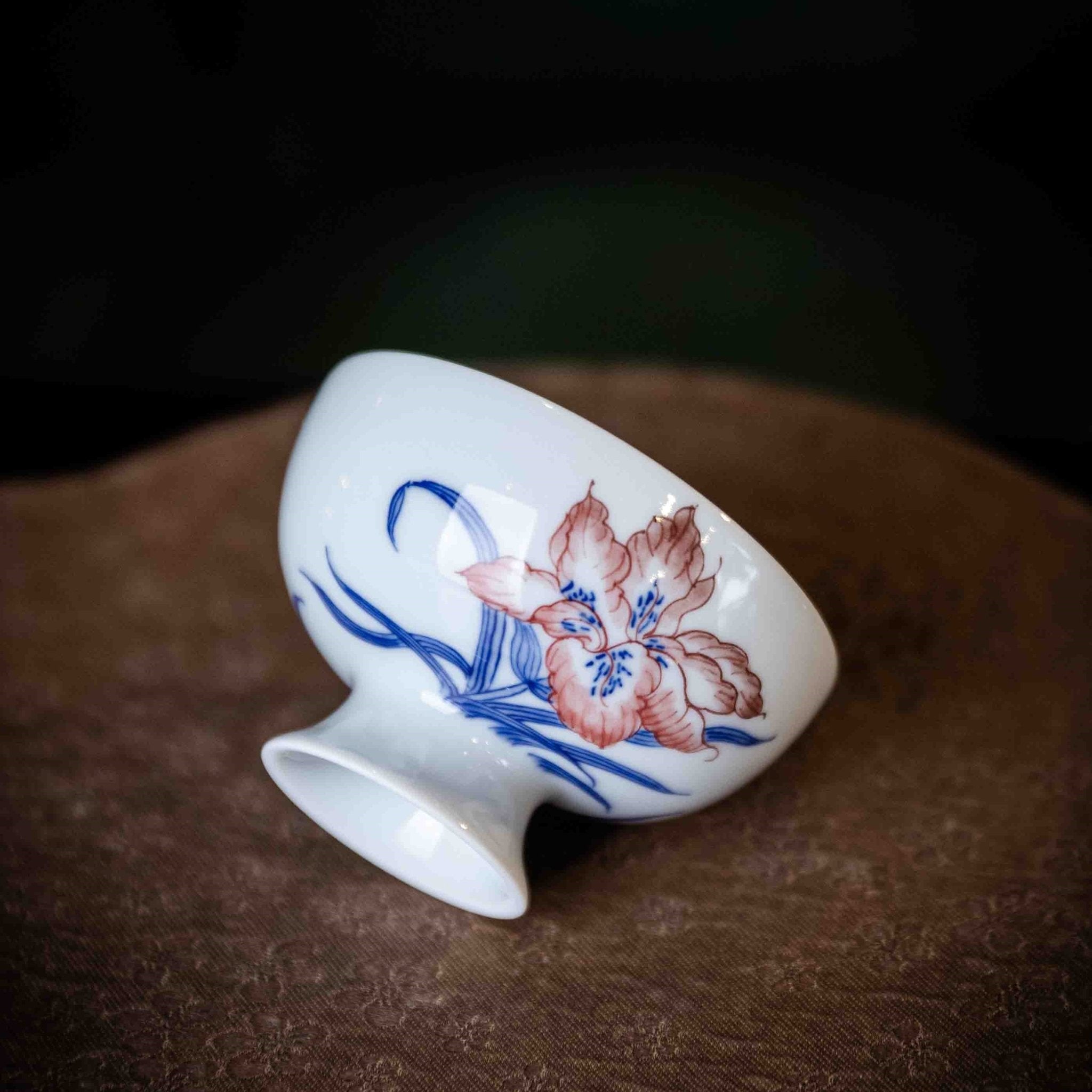 Bai He Hua 75cc - Jing De Zhen Porcelain Teacup - zycs_China