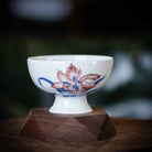 Bai He Hua 75cc - Jing De Zhen Porcelain Teacup - zycs_China