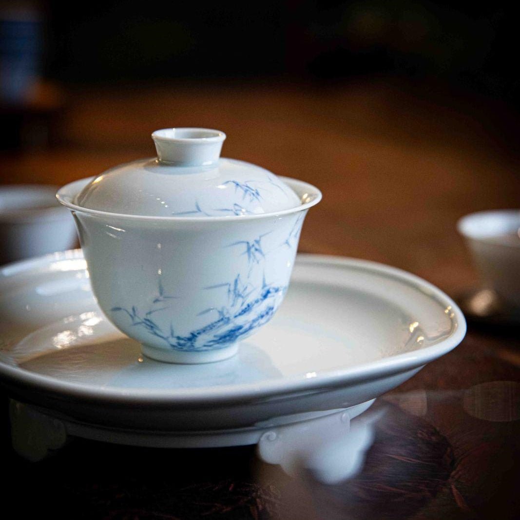 Bai Miao Zhu Wen - Jing De Zhen Porcelain Gaiwan - zycs_China