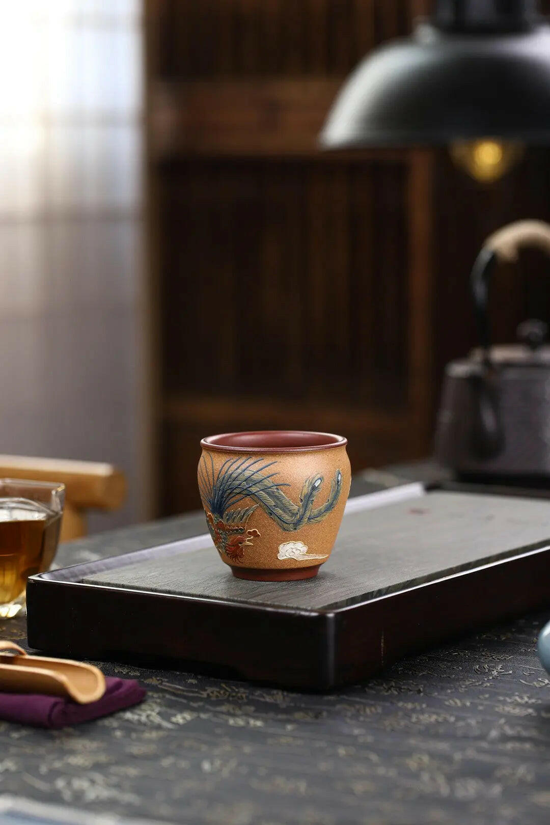 Bai Nian Long Feng 120cc - Yixing Handmade Teacup - zycs_China