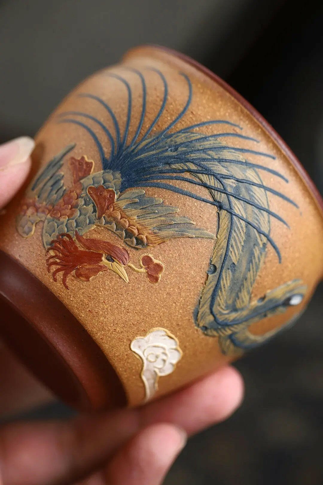 Bai Nian Long Feng 120cc - Yixing Handmade Teacup - zycs_China