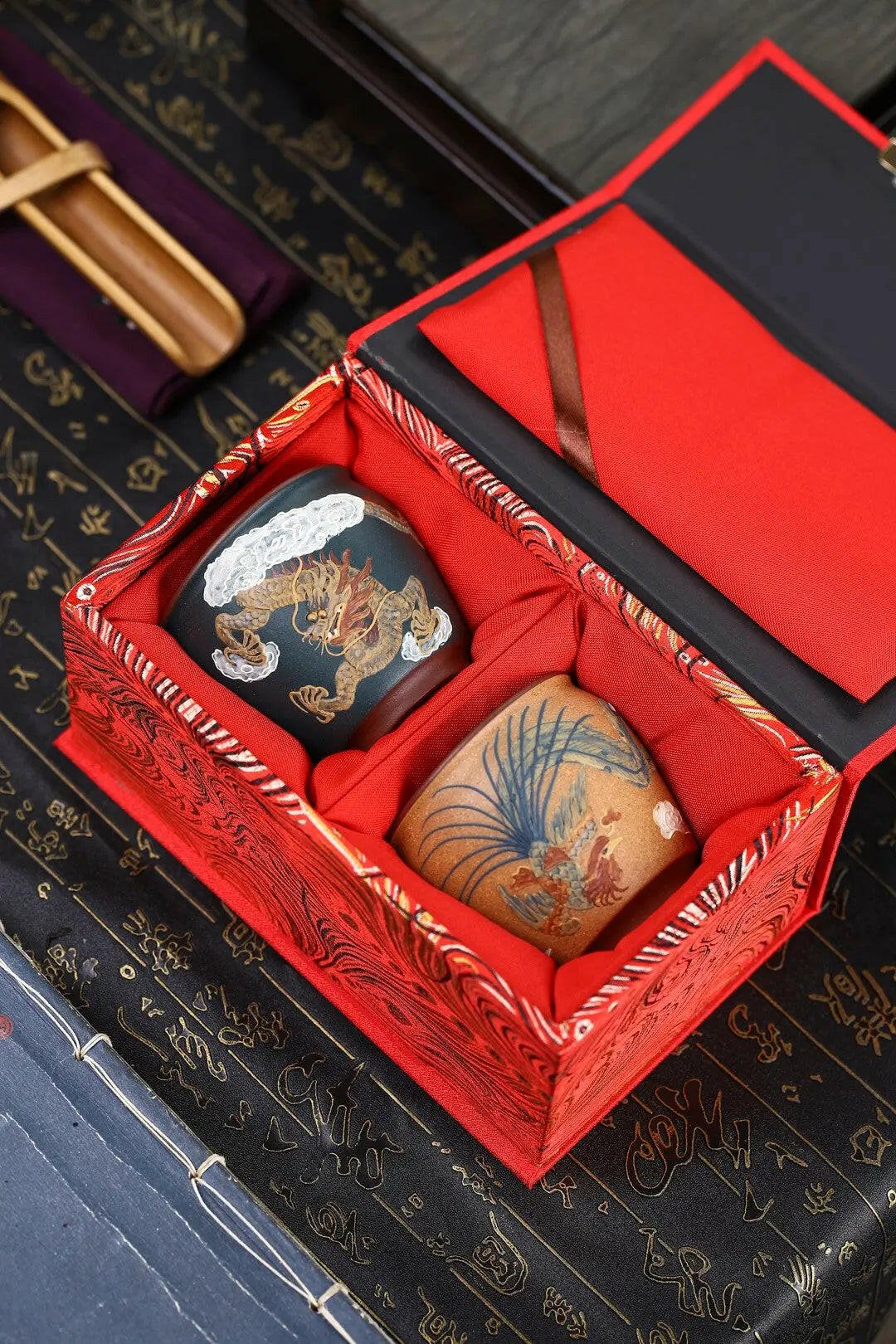 Bai Nian Long Feng 120cc - Yixing Handmade Teacup - zycs_China