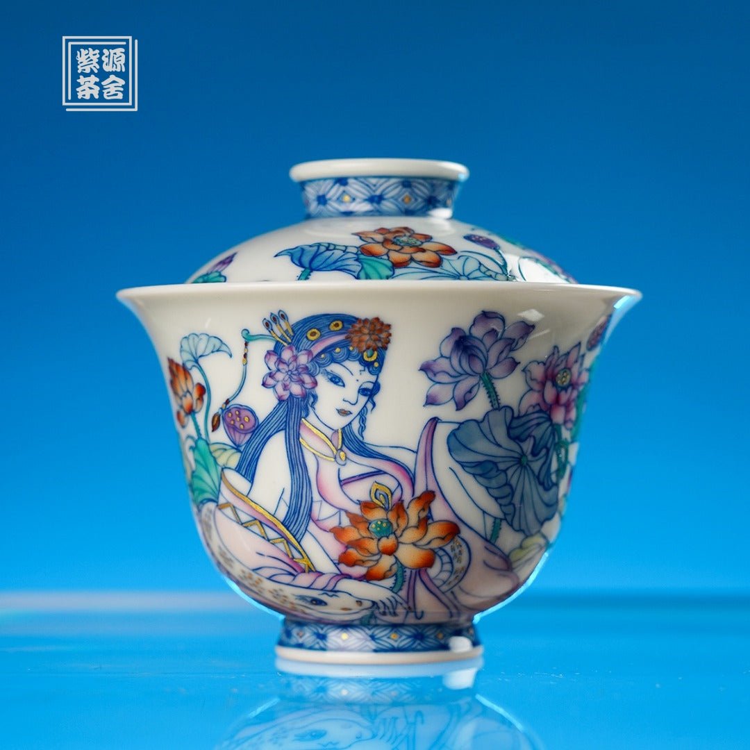 Bai She 150cc - Jing De Zhen Porcelain Gaiwan - zycs_China