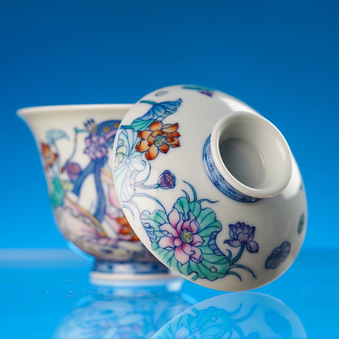 Bai She 150cc - Jing De Zhen Porcelain Gaiwan - zycs_China