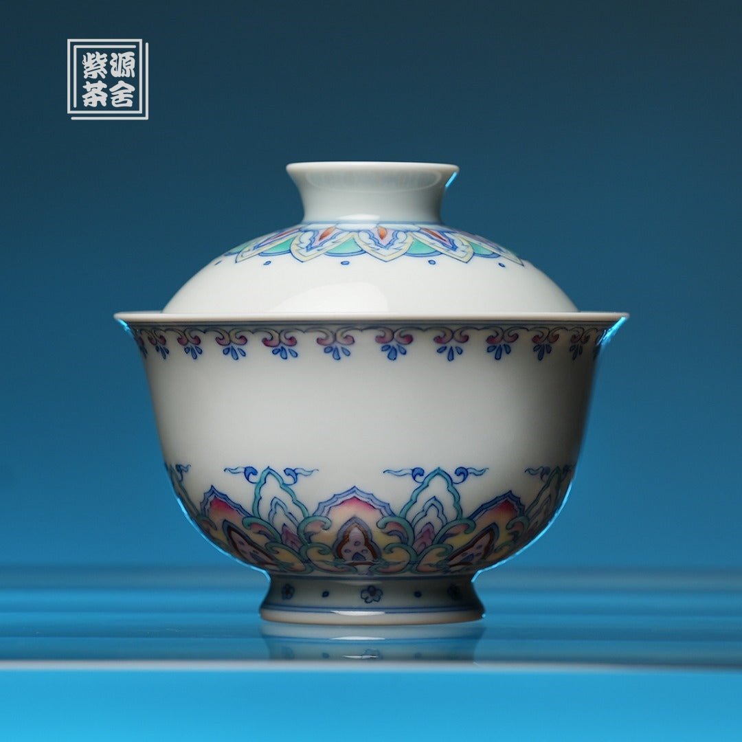 Bao Xiang 130cc - Jing De Zhen Porcelain Gaiwan - zycs_China