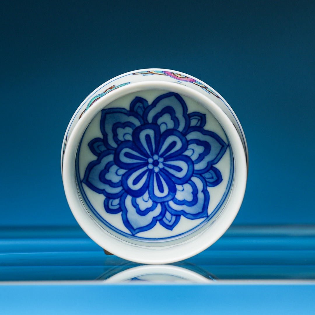 Bao Xiang Hua 135cc - Jing De Zhen Porcelain Gaiwan - zycs_China