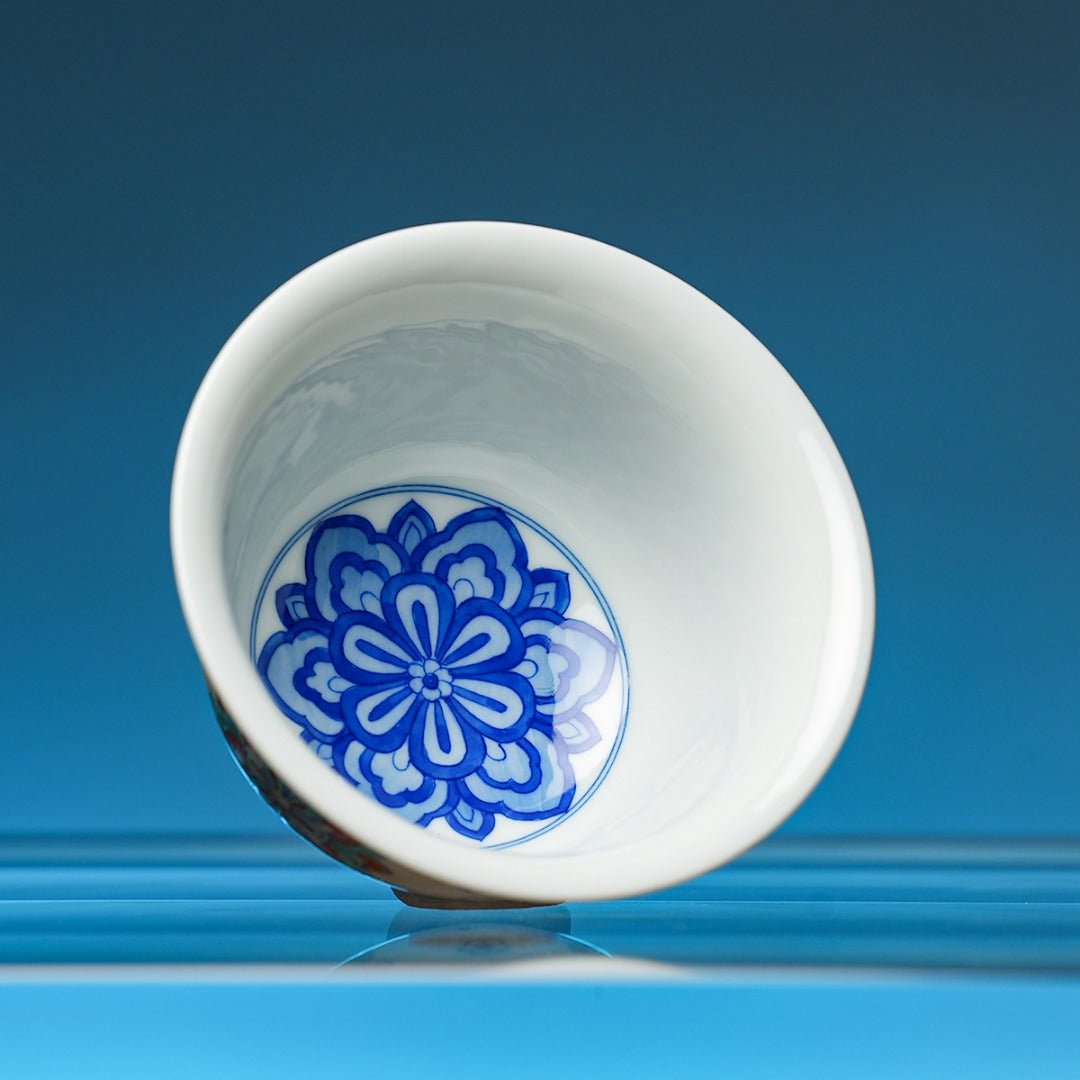 Bao Xiang Hua 135cc - Jing De Zhen Porcelain Gaiwan - zycs_China