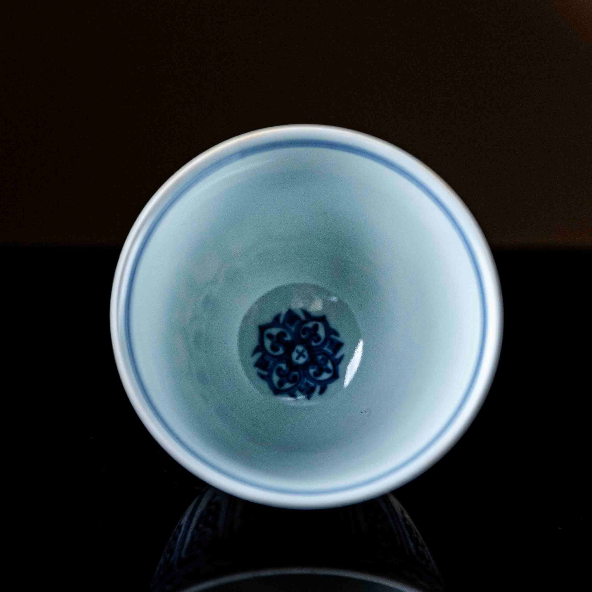 Bao Xiang Juan Cao 150cc - Jing De Zhen Porcelain Gaiwan - zycs_China