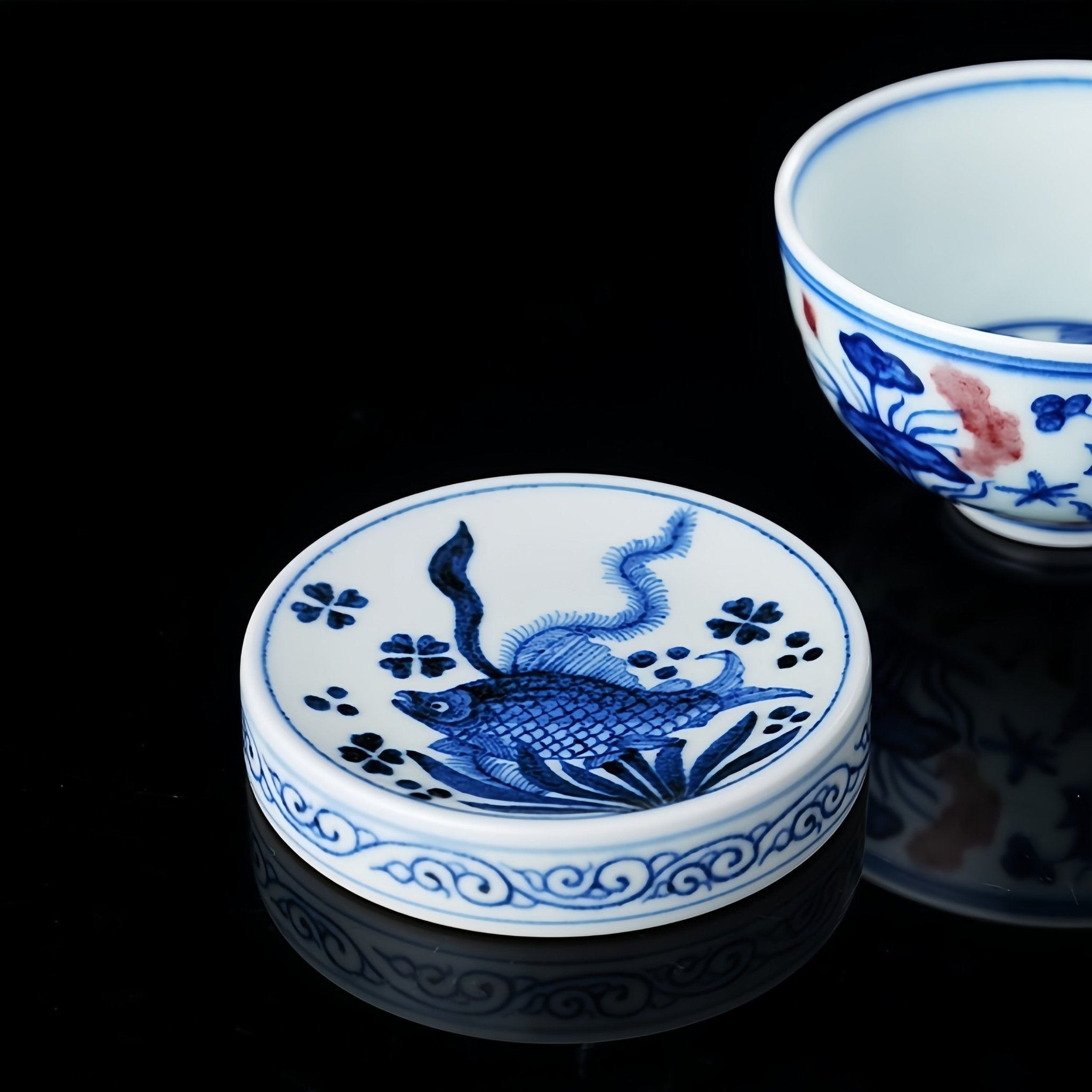 Bian Yu - Jing De Zhen Porcelain Lid Rest - zycs_China