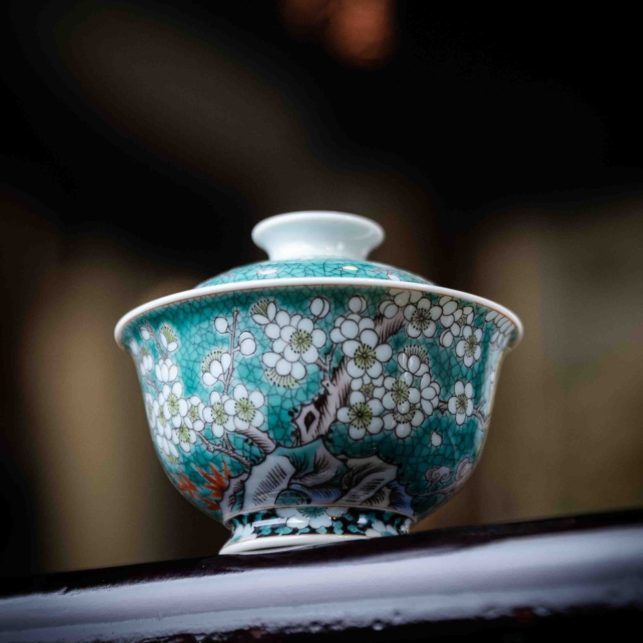 Bing Mei 100cc - Jing De Zhen Porcelain Gaiwan - zycs_China