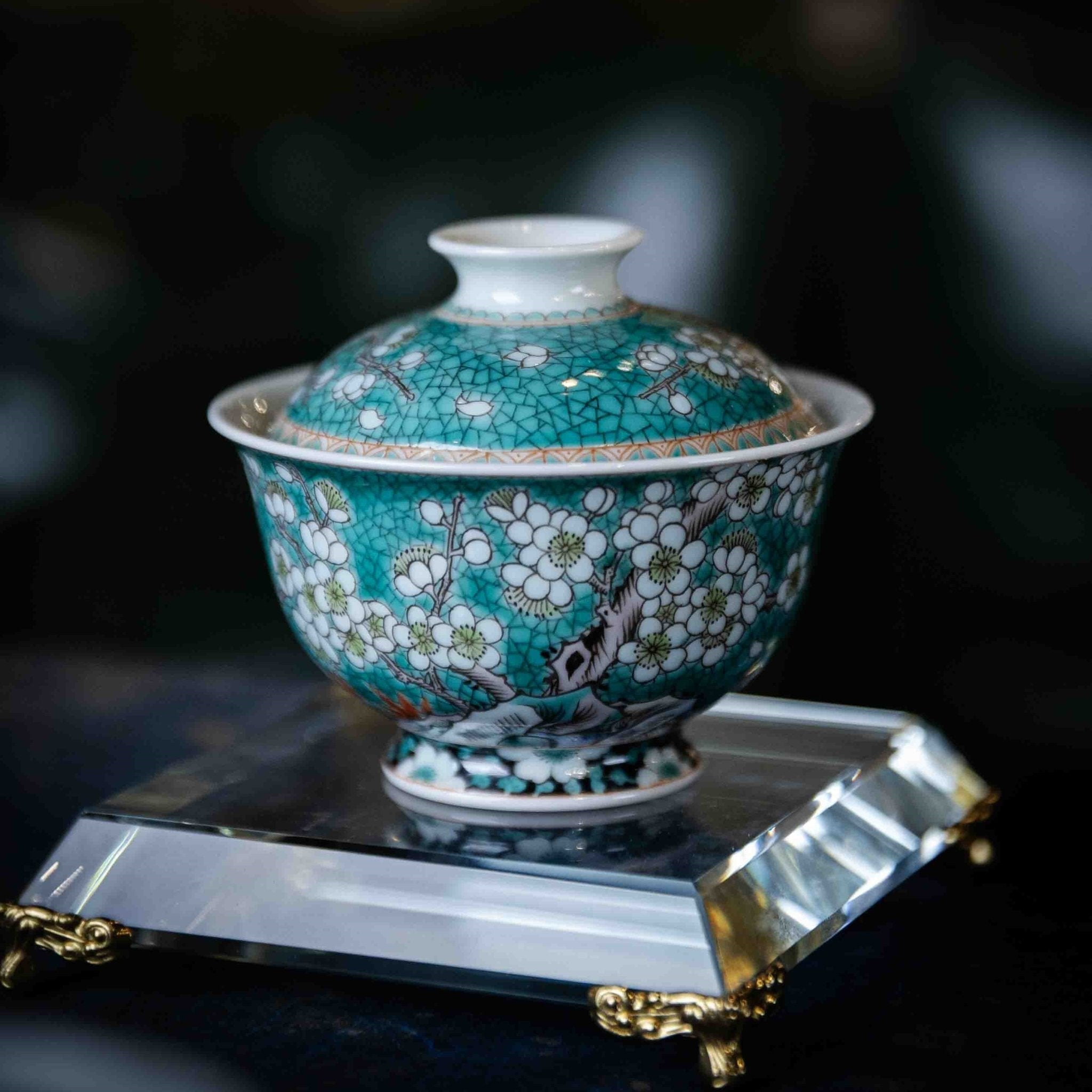 Bing Mei 100cc - Jing De Zhen Porcelain Gaiwan - zycs_China