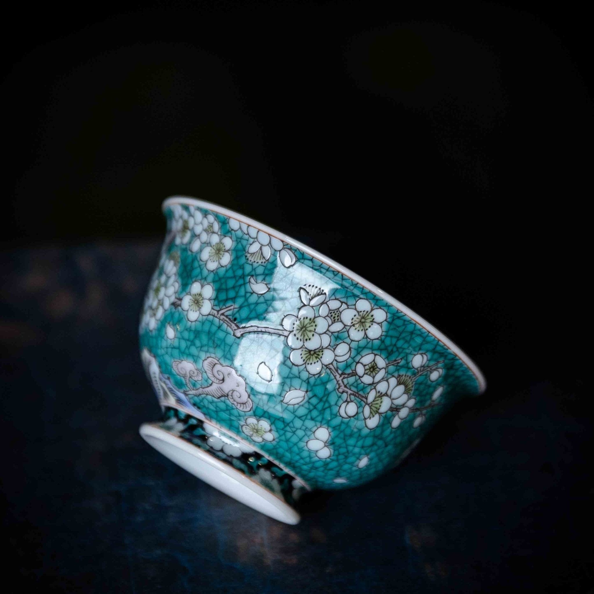 Bing Mei 100cc - Jing De Zhen Porcelain Gaiwan - zycs_China