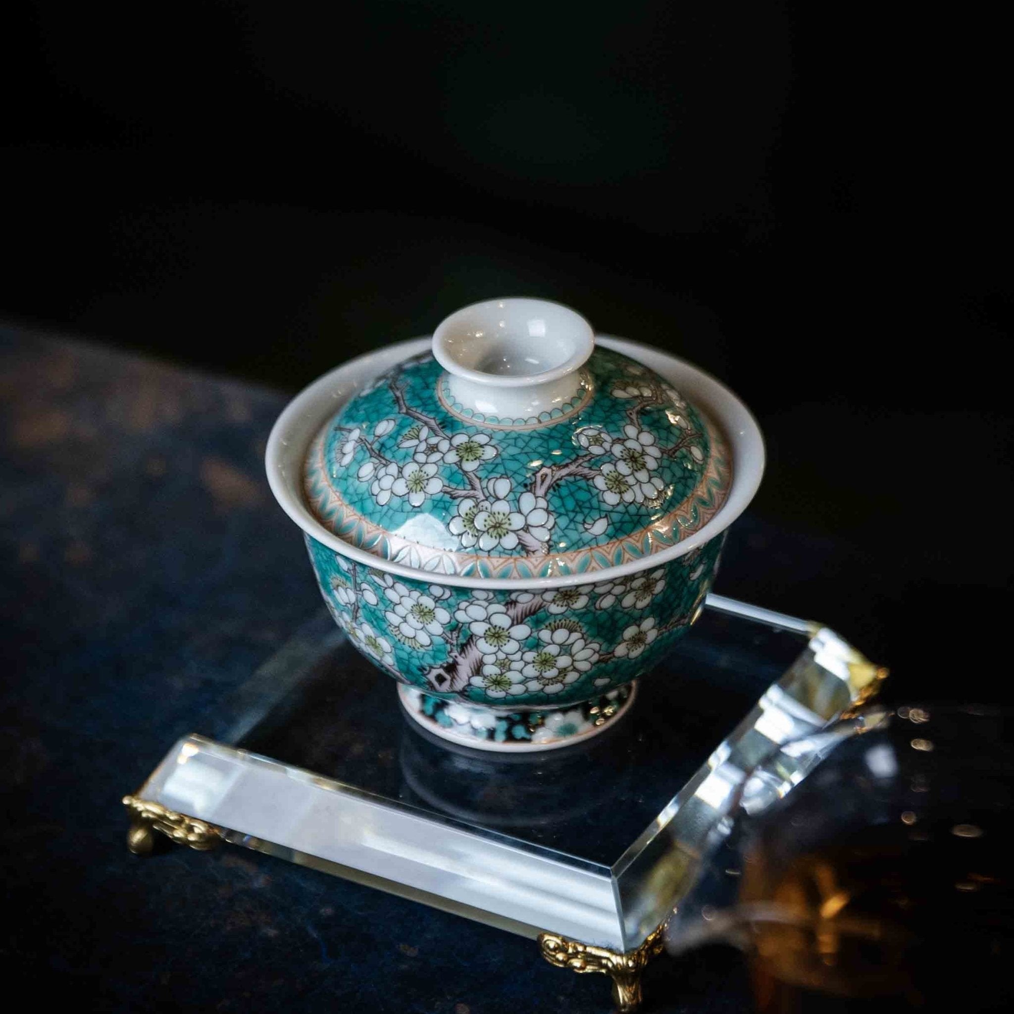 Bing Mei 100cc - Jing De Zhen Porcelain Gaiwan - zycs_China