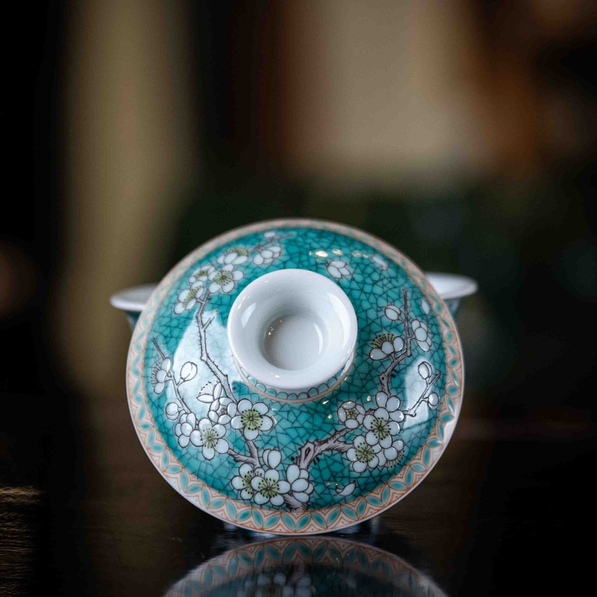 Bing Mei 100cc - Jing De Zhen Porcelain Gaiwan - zycs_China