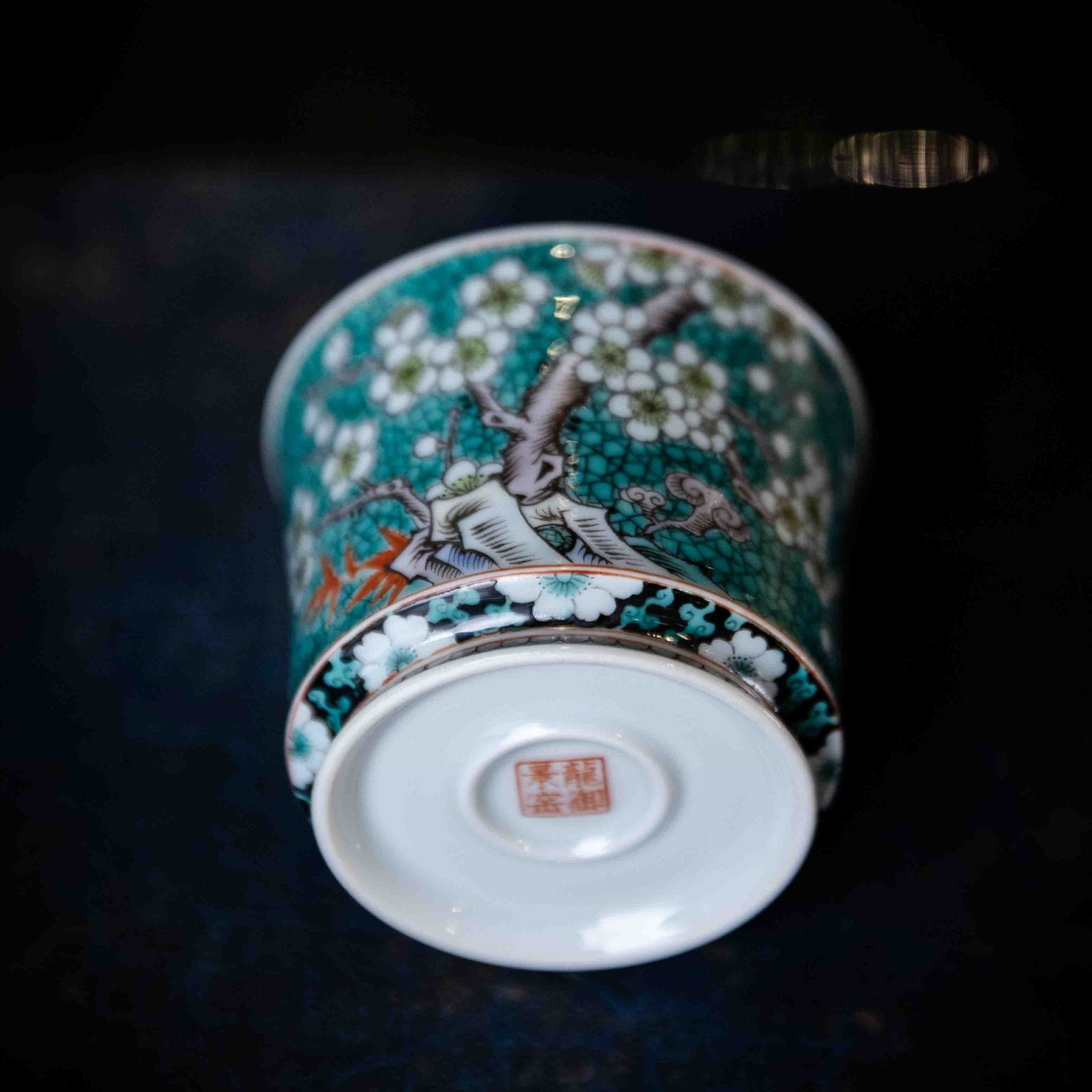 Bing Mei 120cc - Jing De Zhen Porcelain Teacup - zycs_China