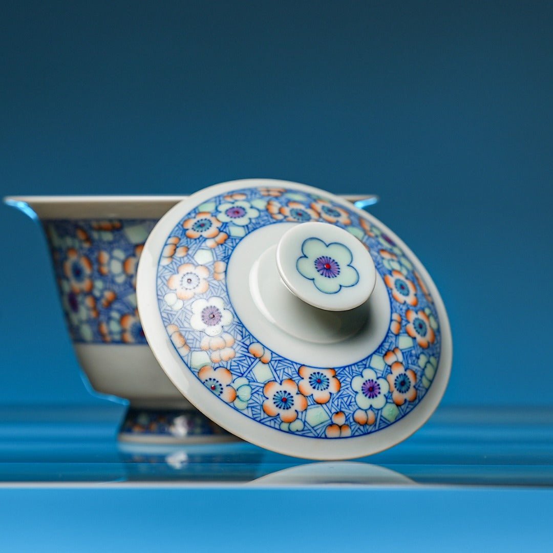 Bing Mei 125cc - Jing De Zhen Porcelain Gaiwan - zycs_China
