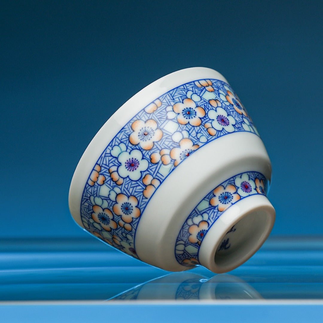 Bing Mei 125cc - Jing De Zhen Porcelain Gaiwan - zycs_China