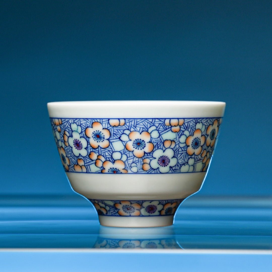 Bing Mei 125cc - Jing De Zhen Porcelain Gaiwan - zycs_China