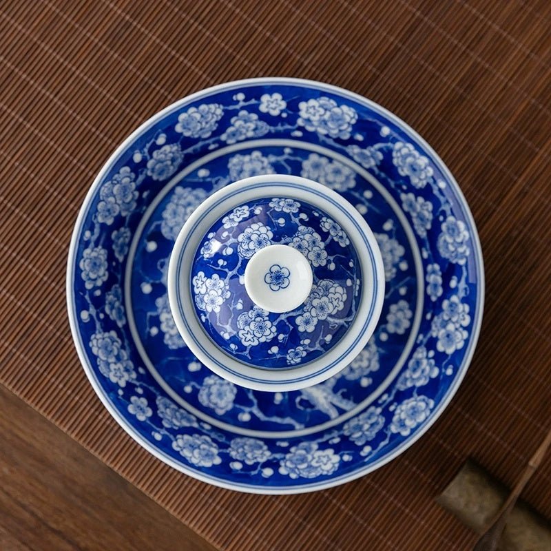 Bing Mei 130cc - Jing De Zhen Porcelain Gaiwan - zycs_China