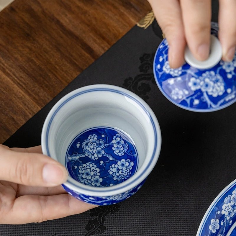Bing Mei 130cc - Jing De Zhen Porcelain Gaiwan - zycs_China