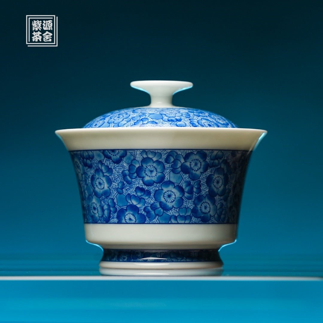 Bing Mei 140cc - Jing De Zhen Porcelain Gaiwan - zycs_China