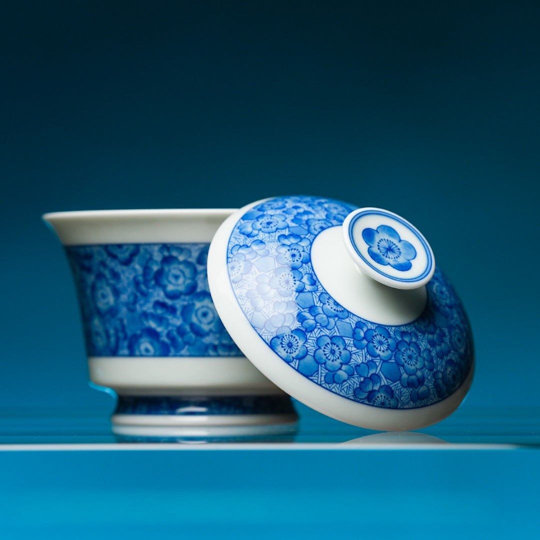 Bing Mei 140cc - Jing De Zhen Porcelain Gaiwan - zycs_China