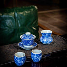 Bing Mei 150cc - Jing De Zhen Porcelain Gaiwan - zycs_China
