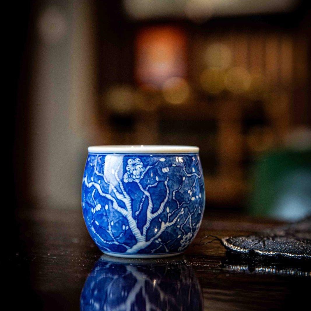 Bing Mei 150cc - Jing De Zhen Porcelain Gaiwan - zycs_China