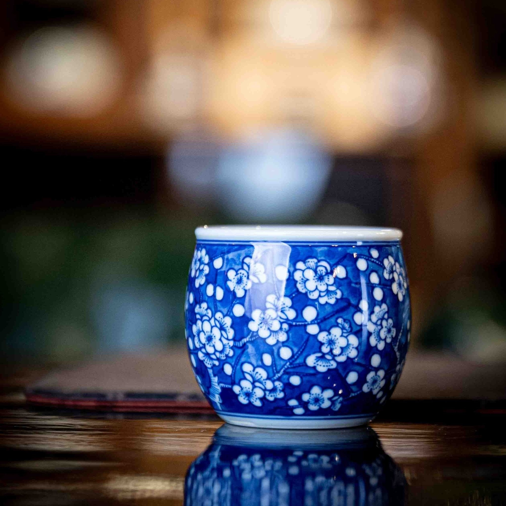 Bing Mei 150cc - Jing De Zhen Porcelain Gaiwan - zycs_China