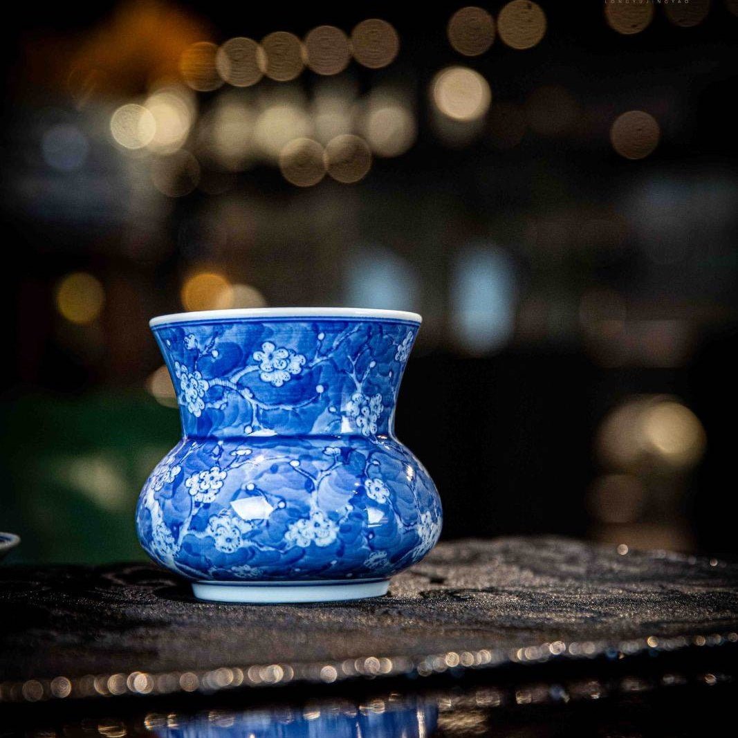 Bing Mei 150cc - Jing De Zhen Porcelain Gaiwan - zycs_China
