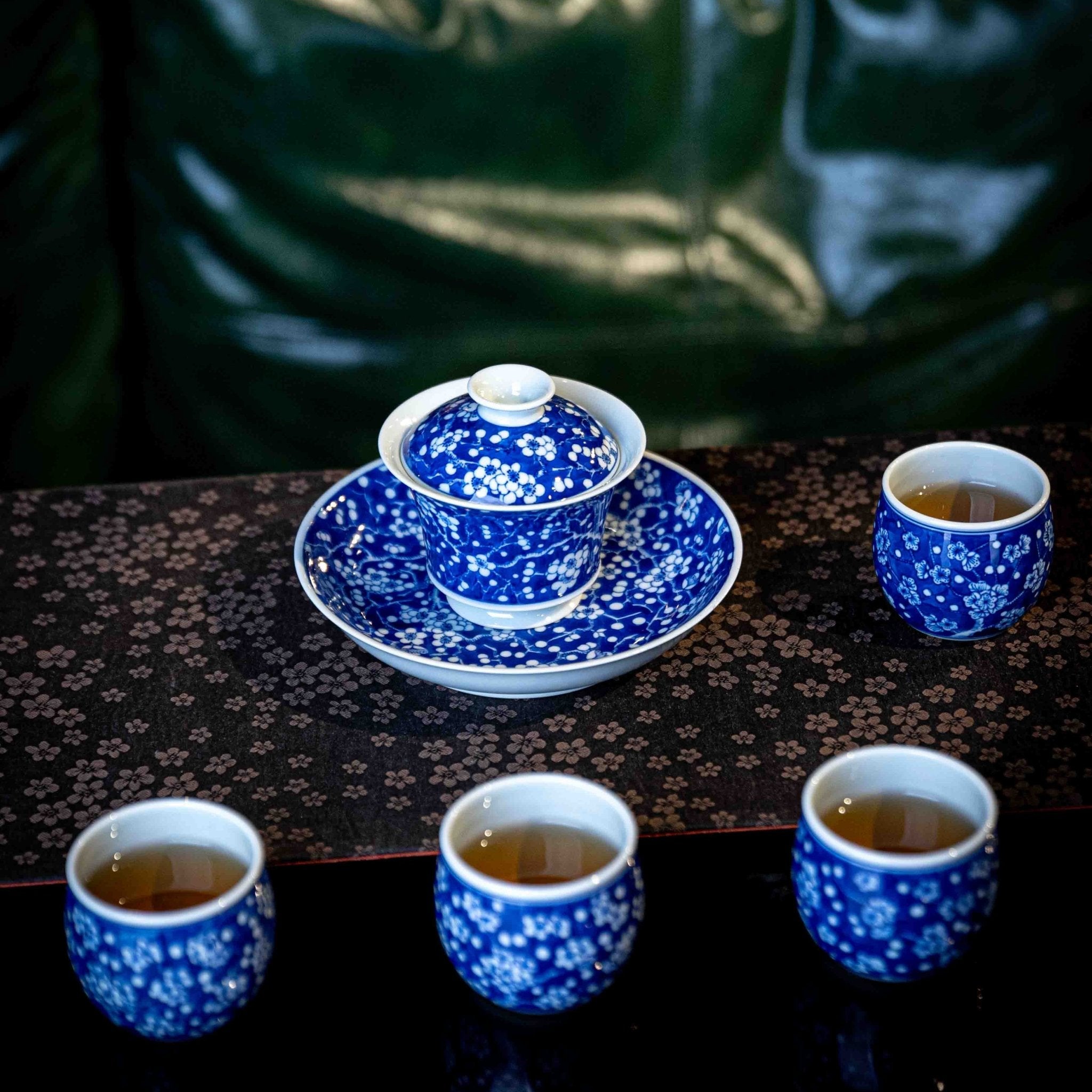 Bing Mei 150cc - Jing De Zhen Porcelain Gaiwan - zycs_China