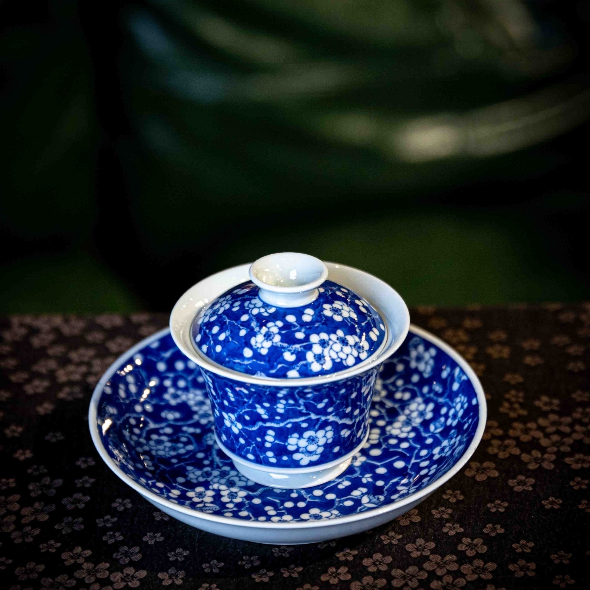 Bing Mei 150cc - Jing De Zhen Porcelain Gaiwan - zycs_China