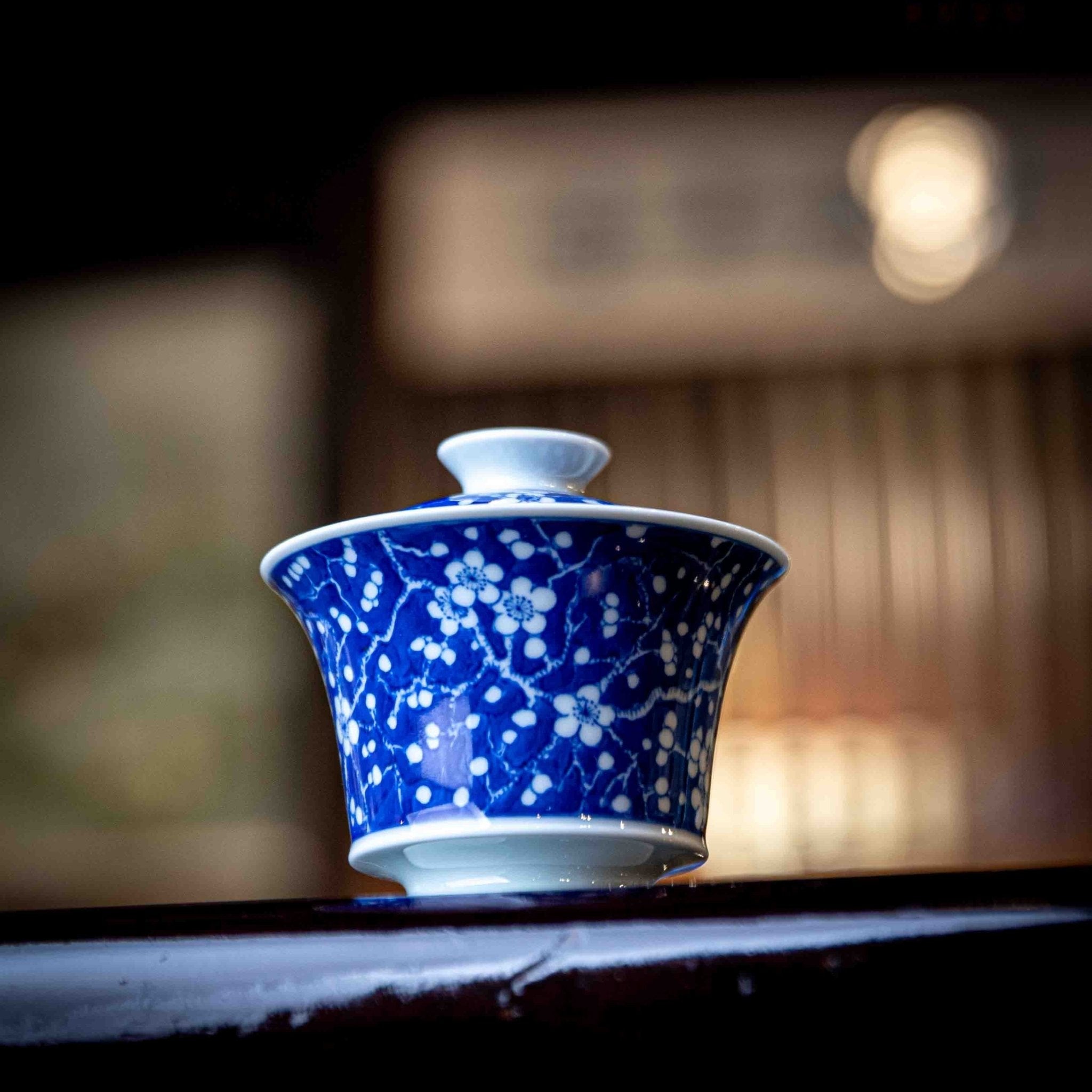 Bing Mei 150cc - Jing De Zhen Porcelain Gaiwan - zycs_China