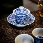 Bing Mei 160cc - Jing De Zhen Porcelain Gaiwan - zycs_China