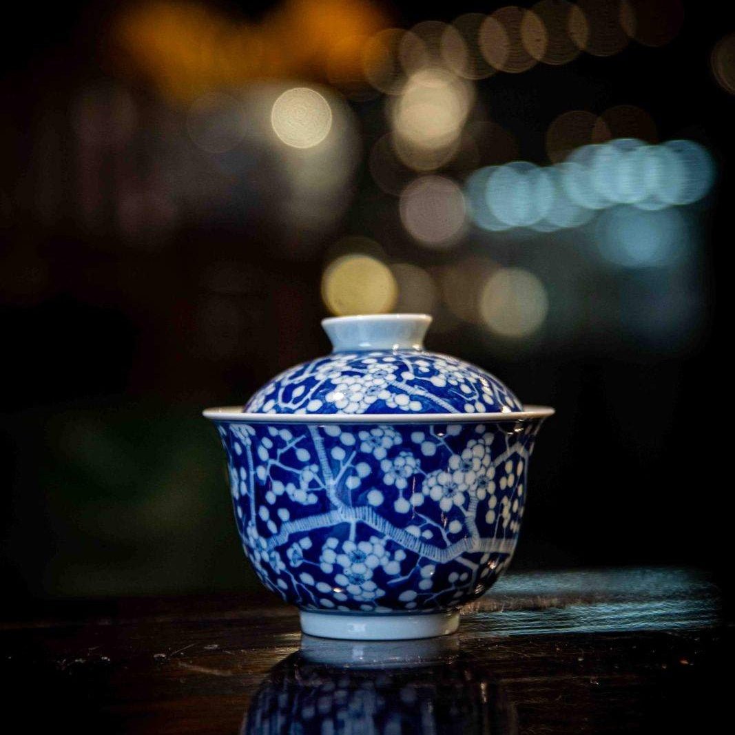 Bing Mei 160cc - Jing De Zhen Porcelain Gaiwan - zycs_China