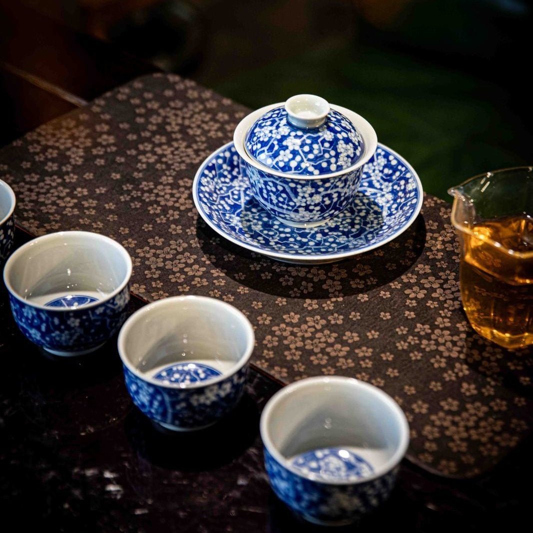 Bing Mei 160cc - Jing De Zhen Porcelain Gaiwan - zycs_China