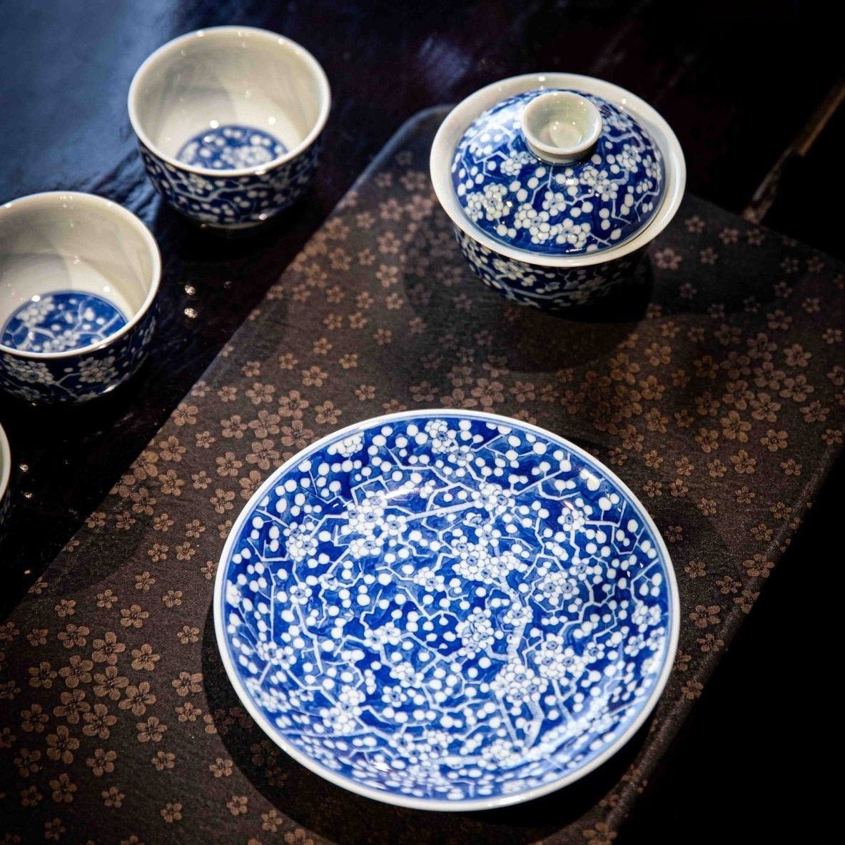 Bing Mei 160cc - Jing De Zhen Porcelain Gaiwan - zycs_China