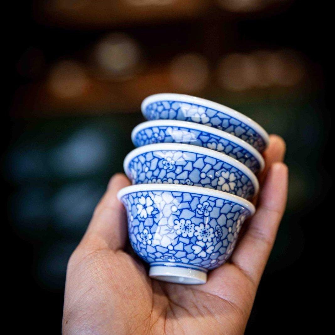 Bing Mei 30cc - Jing De Zhen Porcelain Teacup - zycs_China