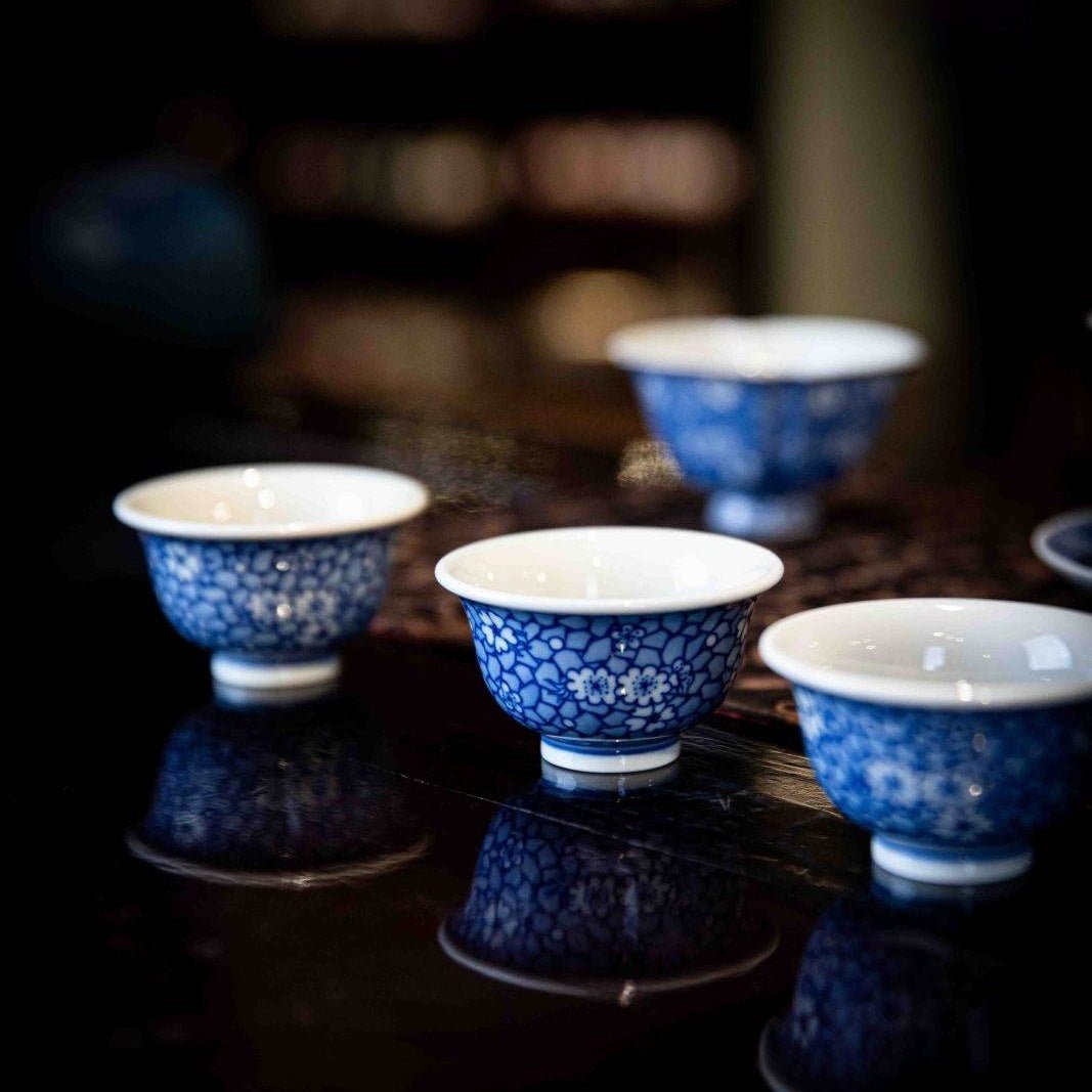 Bing Mei 30cc - Jing De Zhen Porcelain Teacup - zycs_China