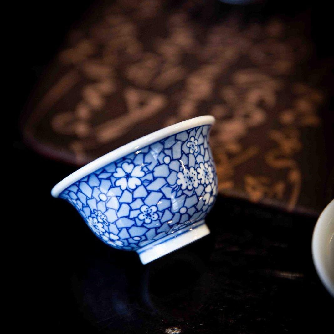 Bing Mei 30cc - Jing De Zhen Porcelain Teacup - zycs_China