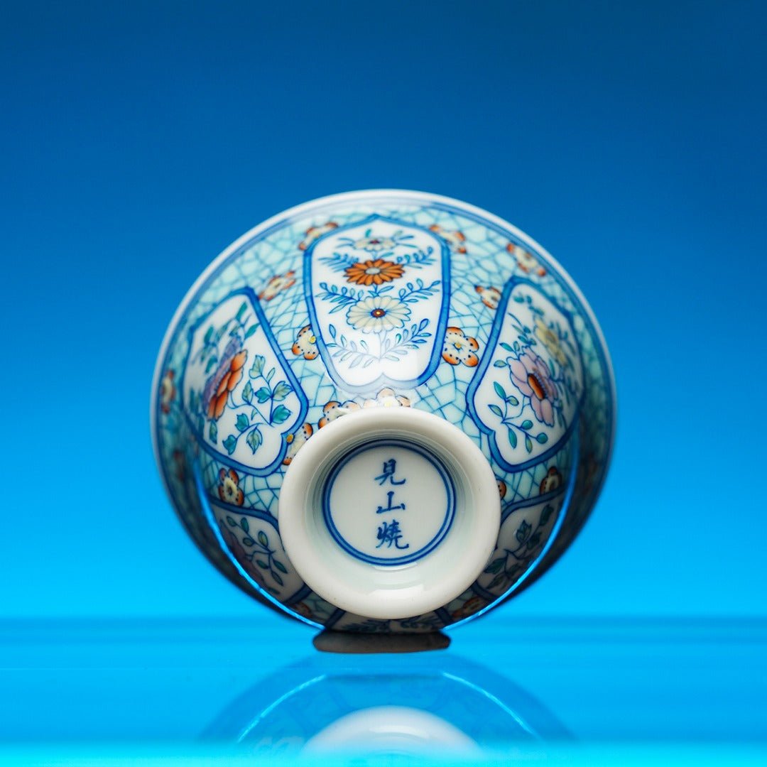Bing Mei Hua Hui 140cc - Jing De Zhen Porcelain Gaiwan - zycs_China
