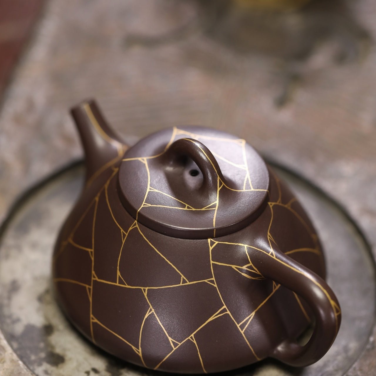 Bing Wen Zi Ye 160cc - Yixing Handmade Teapot - zycs_China
