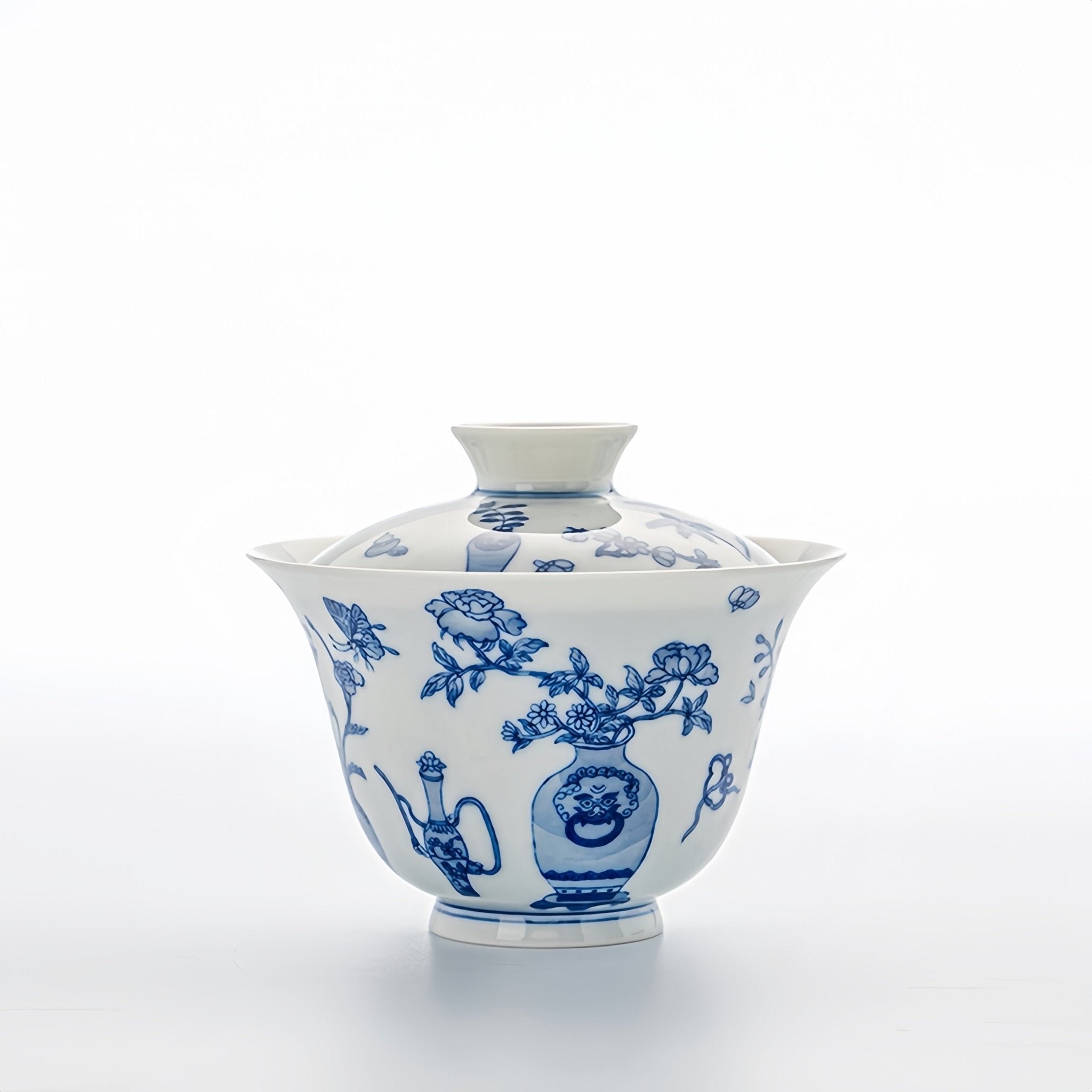 Bo Gu Wen 140cc - Jing De Zhen Porcelain Gaiwan - zycs_China