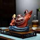 Cai Bao Shuang Shou - Zisha Sculpture - zycs_China