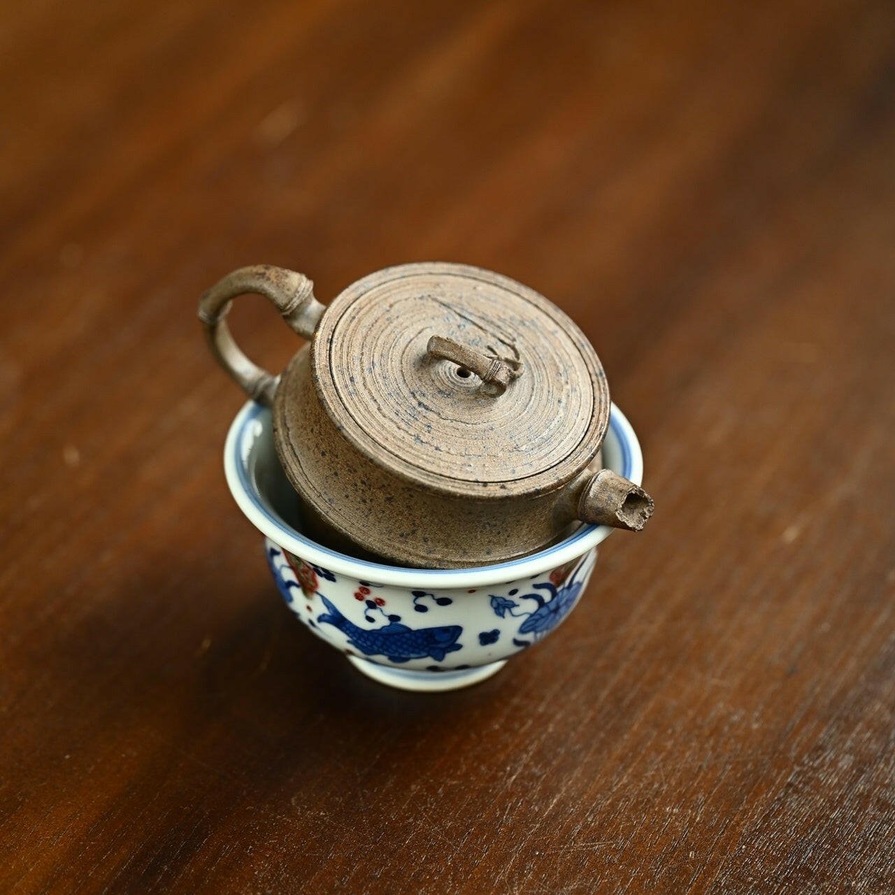 Can Zhu 120cc - Yixing Handmade Teapot - zycs_China