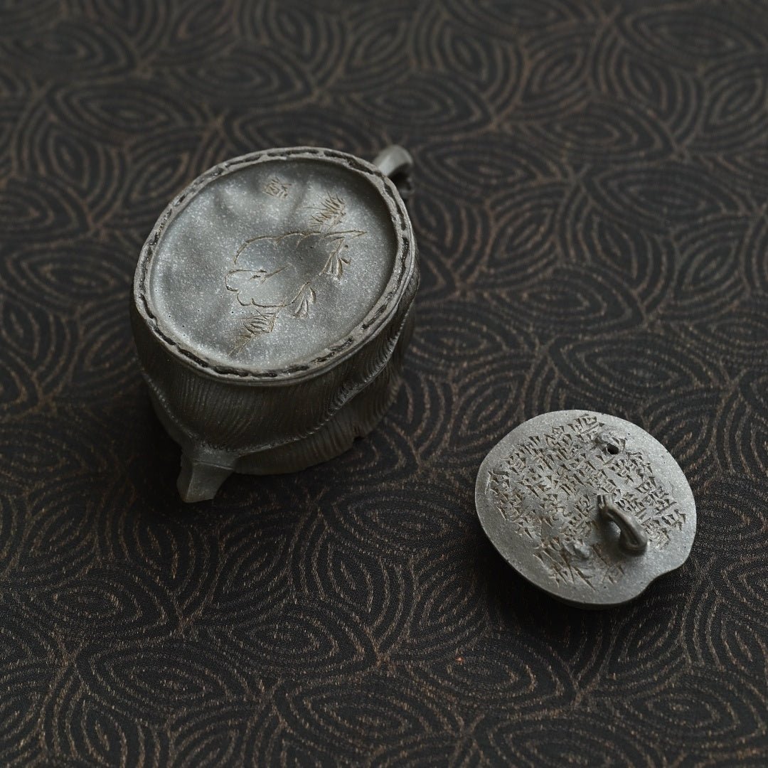 Can Zhu 120cc - Yixing Handmade Teapot - zycs_China