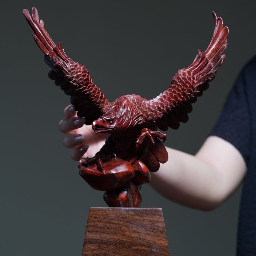 Cang Ying - Wood Sculpture - zycs_China