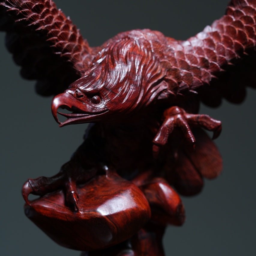 Cang Ying - Wood Sculpture - zycs_China